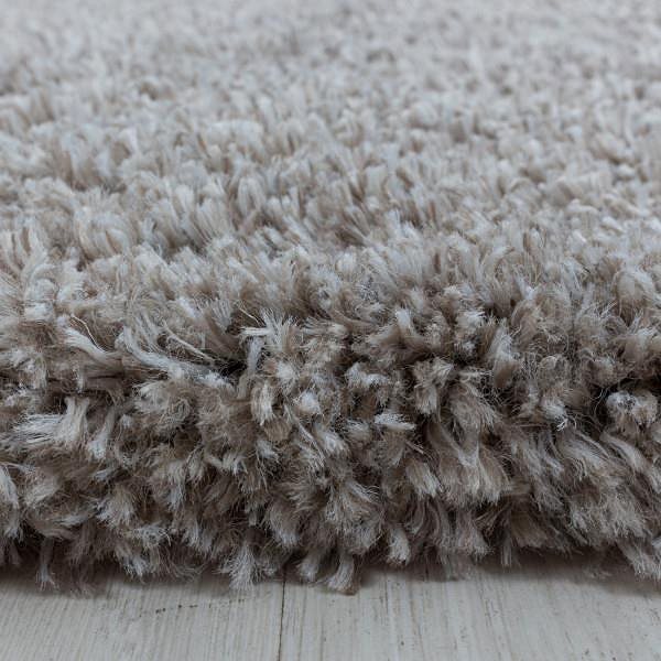 Koberec Kusový koberec Fluffy Shaggy 3500 beige kruh 80 × 80 o cm ...