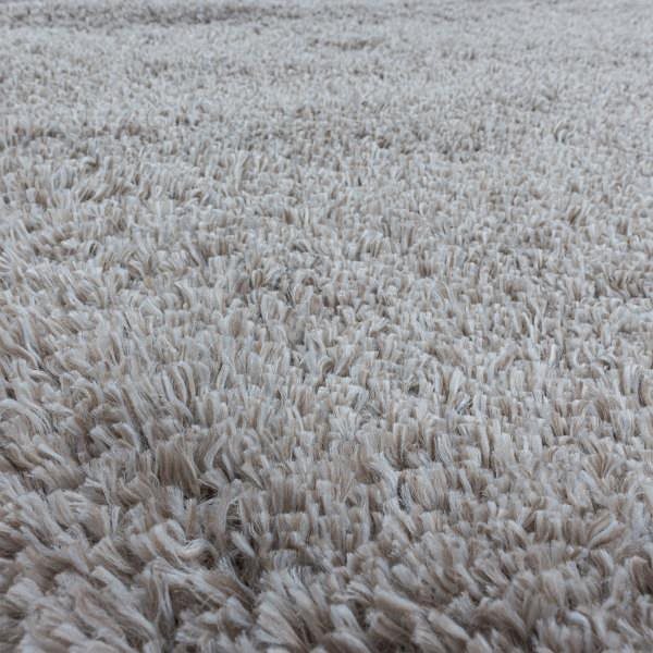 Koberec Kusový koberec Fluffy Shaggy 3500 beige kruh 120 × 120 (priemer) cm ...