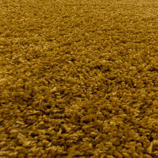 Koberec Kusový koberec Sydney Shaggy 3000 gold kruh 120 × 120 o cm ...
