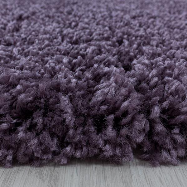 Koberec Kusový koberec Sydney Shaggy 3000 violett kruh 160 × 160 (priemer) cm ...
