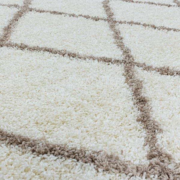 Koberec Kusový koberec Alvor Shaggy 3401 cream kruh 80 × 80 o cm ...