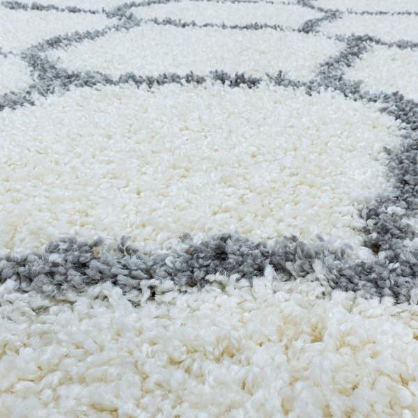 Koberec Kusový koberec Salsa Shaggy 3201 cream kruh 200 × 200 cm ...