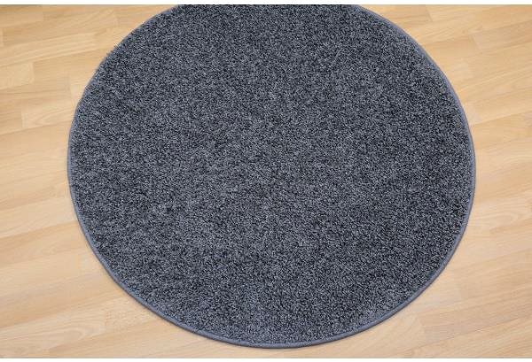 Koberec Kusový koberec Color Shaggy sivý kruh 57 × 57 o cm ...