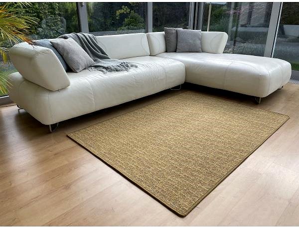 Koberec Kusový koberec Alassio zlatohnedý 80 × 120 cm ...
