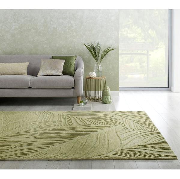 Koberec Kusový koberec Solace Lino Leaf Sage 200 × 290 cm ...