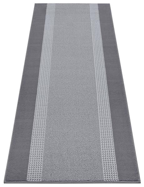 Koberec Běhoun Basic 105488 Light Grey 80 × 500 cm ...