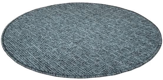 Koberec Kusový koberec Alassio modrosivý okrúhly 67 × 67 (priemer) cm ...