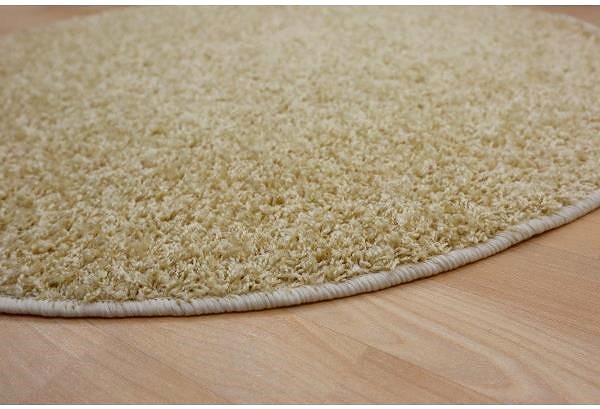 Koberec Kusový koberec Color shaggy béžový kruh 57 × 57 priemer cm ...