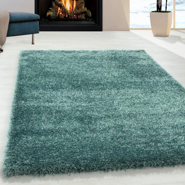 Koberec Kusový koberec Brilliant Shaggy 4200 Aqua 80 × 150 cm ...