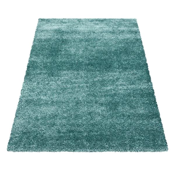 Koberec Kusový koberec Brilliant Shaggy 4200 Aqua 80 × 150 cm ...