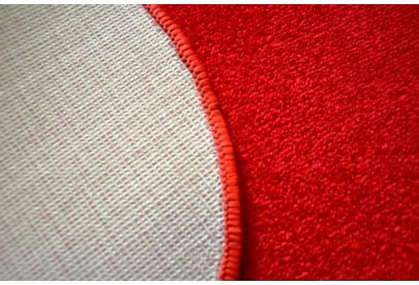 Koberec Kusový červený koberec Eton ovál 57 × 120 cm ...