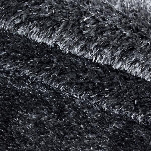 Koberec Kusový koberec Brilliant Shaggy 4200 Grey kruh 80 × 80 o cm ...