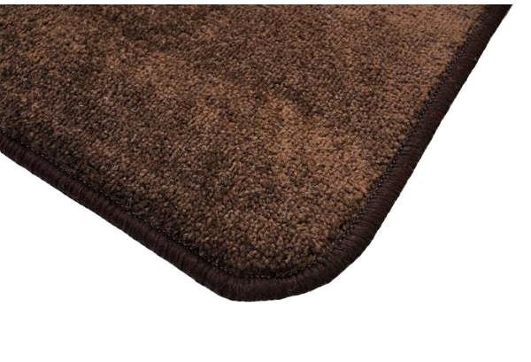 Koberec Kusový hnedý koberec Eton ovál 57 × 120 cm ...