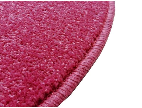 Koberec Kusový ružový koberec Eton ovál 57 × 120 cm ...