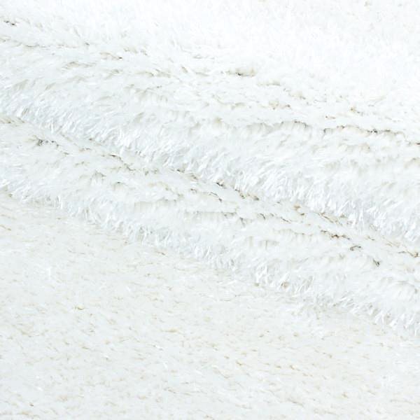 Koberec Kusový koberec Brilliant Shaggy 4200 Snow kruh 200 × 200 o cm ...