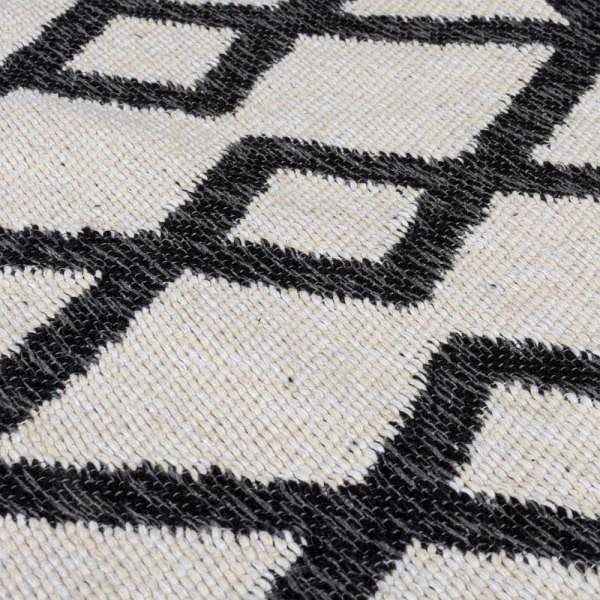 Koberec Kusový koberec Deuce Teo Recycled Rug Black 120 × 170 cm ...