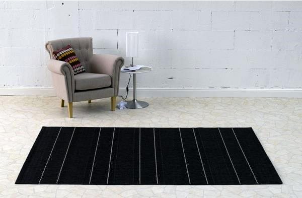 Koberec Kusový koberec Sunshine 102030 Schwarz 80 × 150 cm ...