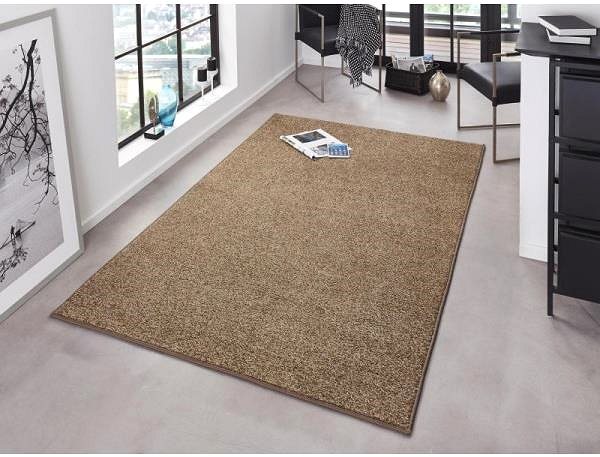 Koberec Kusový koberec Pure 102614 Braun 80 × 150 cm ...