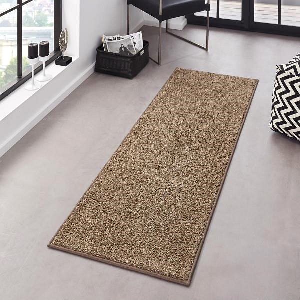 Koberec Kusový koberec Pure 102614 Braun 80 × 150 cm ...