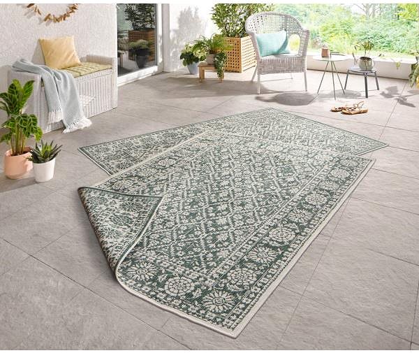 Koberec Kusový koberec Twin-Wendeteppiche 103115 grün creme 80 × 150 cm ...