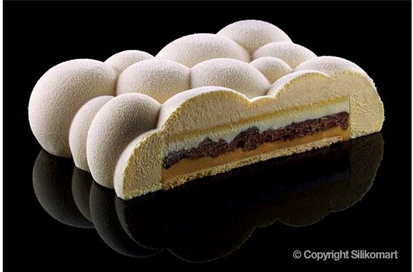 Baking Mould Silikomart Silicone baking mould for cake CLOUD - arch ...