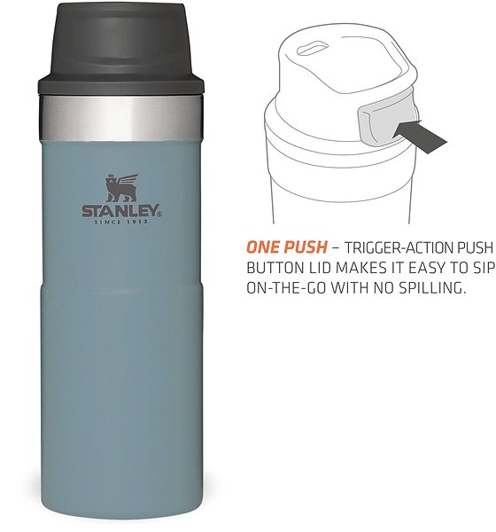 Thermal Mug Stanley Classic series one-hand thermo mug 350 ml Shale ...