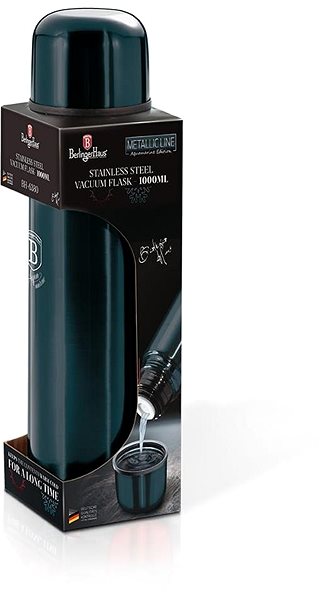 Thermos BERLINGERHAUS Steel thermos 0,75 l Bh-6377 Aquamarine ...