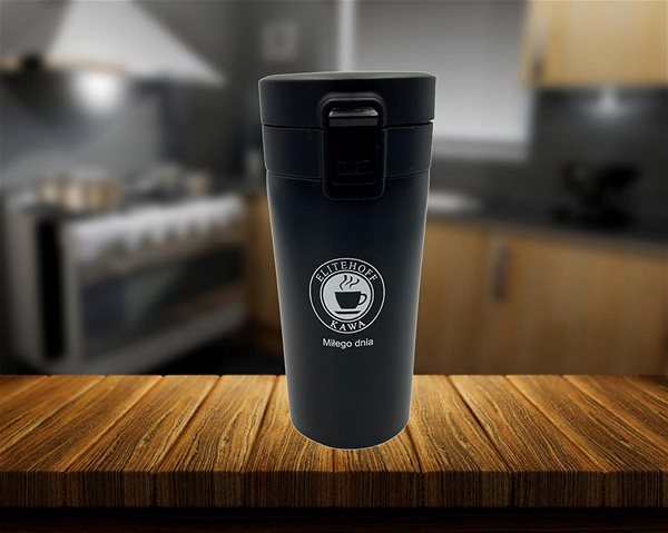 Thermal Mug ELITEHOFF Thermal coffee mug 0,35 l with filter black ...