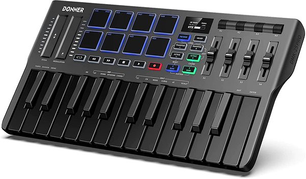 MIDI-Keyboard Donner DMK-25 Pro ...