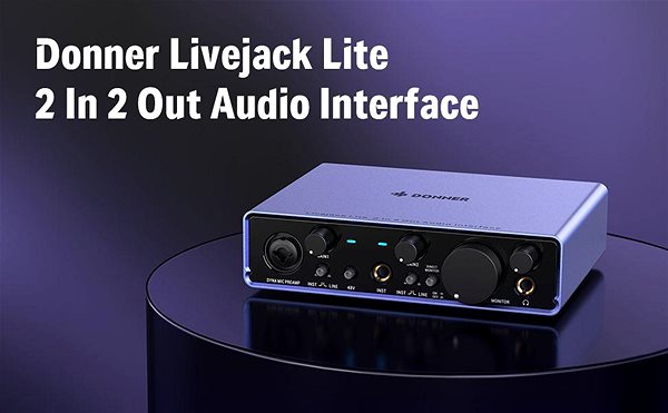 Externe Soundkarte Donner Livejack Lite ...