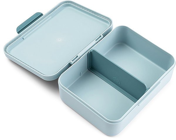 Lunch Box Done by Deer Tiny Farm Snack Box with Divider, Blue ...