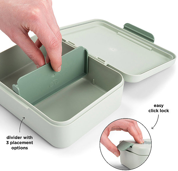 Lunch Box Done by Deer Playground Lunch Box with Divider, green ...