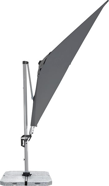 Napernyő Doppler Active Dönthető napernyő oldalsó lábbal 350x260 cm, antracit Képernyő