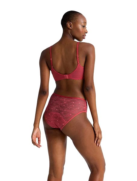 Dorina Eco Moon Hipster Lace Menstrual Panties Red, XS .