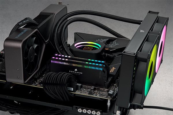 RAM Corsair 32GB KIT DDR5 5200MHz CL40 Dominator Platinum RGB Black ...