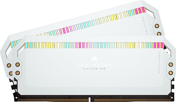RAM memória Corsair 32GB KIT DDR5 6200MHz CL36 Dominator Platinum RGB White Jellemzők/technológia