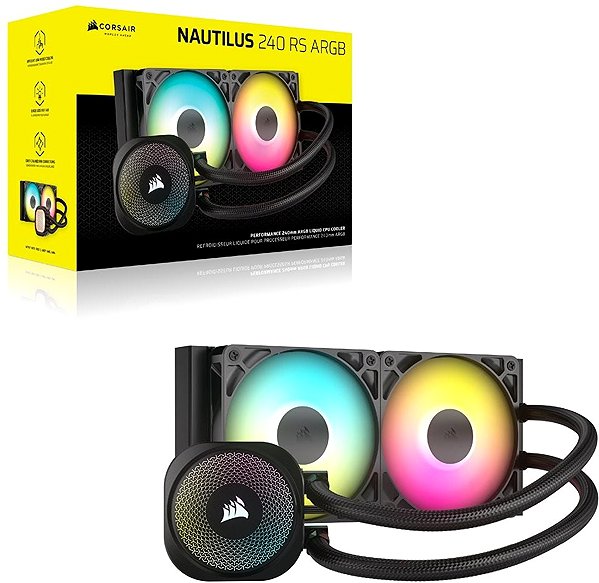 Water Cooling Corsair NAUTILUS 240 ARGB Black ...
