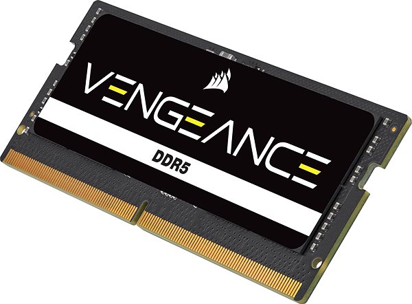 Operačná pamäť Corsair SO-DIMM 8GB DDR5 4800MHz CL40 Vengeance Bočný pohľad
