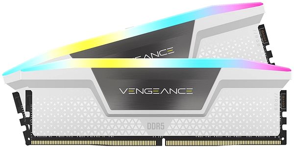 RAM memória Corsair 32GB KIT DDR5 5600MT/s CL40 Vengeance RGB White XMP ...