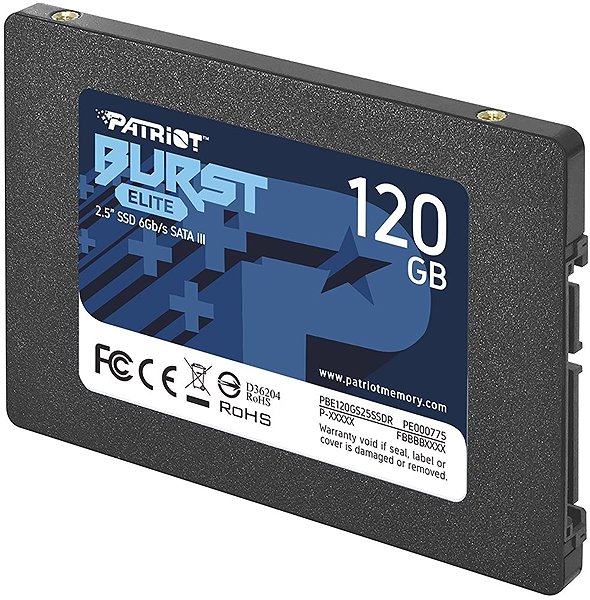 SSD Patriot Burst Elite 120GB Screen