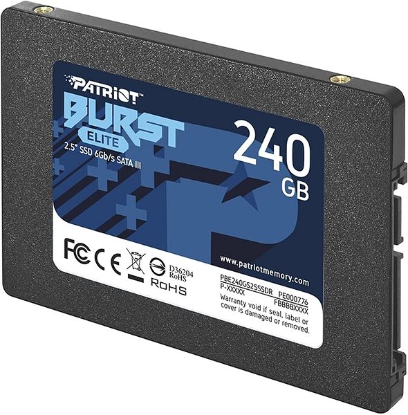 SSD Patriot Burst Elite 240GB Screen