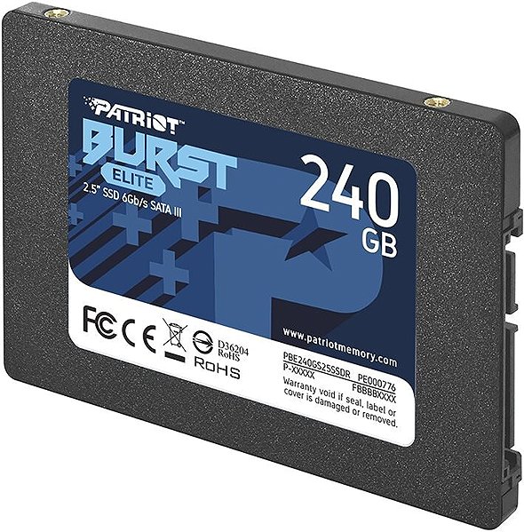 SSD Patriot Burst Elite 240GB Screen