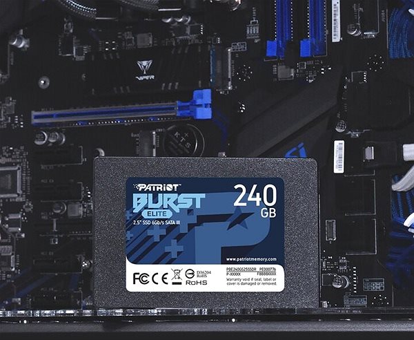 SSD Patriot Burst Elite 240GB Lifestyle