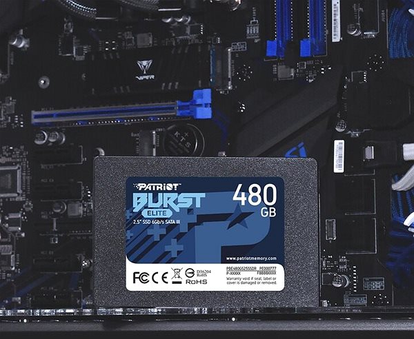 SSD Patriot Burst Elite 480GB Lifestyle