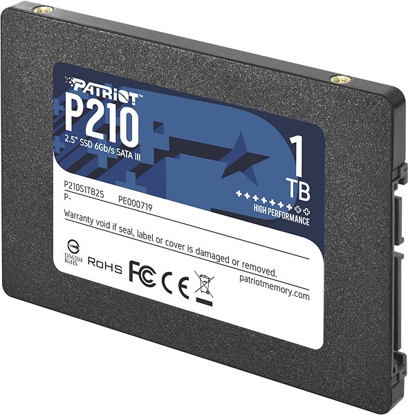 SSD Patriot P210 1TB Screen