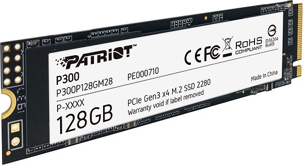 SSD Patriot P300 128GB Screen
