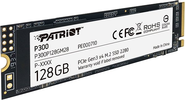 SSD Patriot P300 128GB Screen
