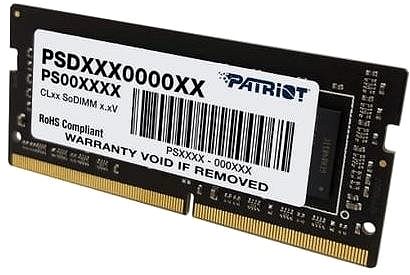 RAM memória Patriot SO-DIMM 16GB DDR4 3200MHz CL22 Signature Line Oldalnézet