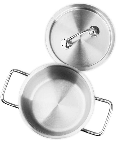 Pot CS SOLINGEN Stainless steel casserole with lid PRO-X 20cm Screen