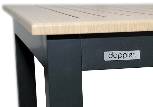 Kerti asztal Doppler Expert Wood Asztal antr. 90 × 90 cm ...